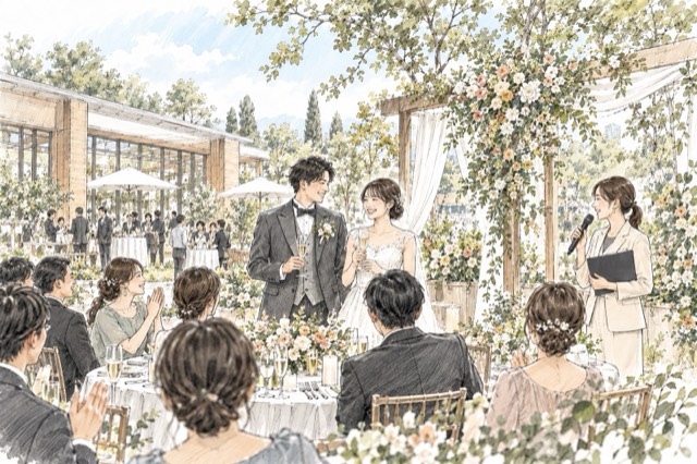 結婚式・披露宴のイメージイラスト