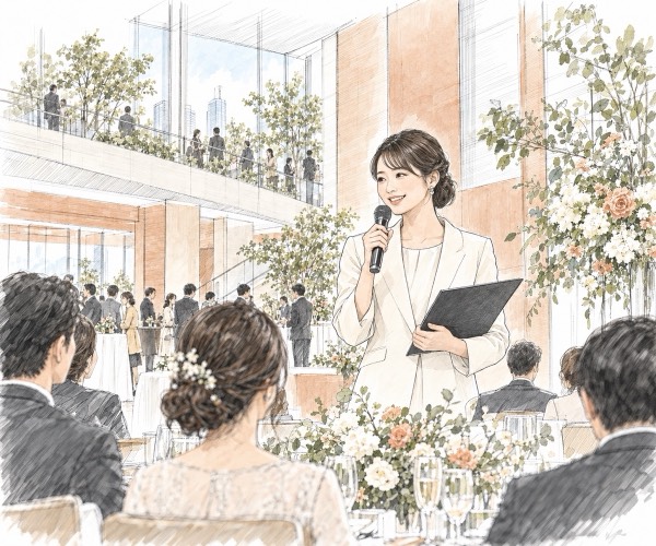 結婚式・パーティー向けのイメージイラスト